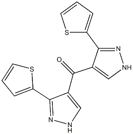 (2-Thienyl)(1H-pyrazol-4-yl) ketone 구조식 이미지
