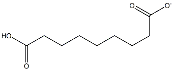 Nonanedioic acidanion Structure