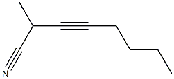 3-Octyne-2-carbonitrile 구조식 이미지