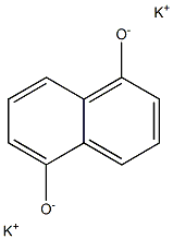 Dipotassium 1,5-naphthalenediolate Structure