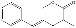 5-Phenyl-2-methyl-4-pentenoic acid methyl ester Structure