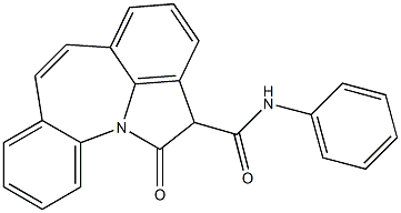 1,2-Dihydro-1-oxo-N-phenylindolo[1,7-ab][1]benzazepine-2-carboxamide Structure