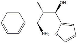 (1R,2S,3R)-3-Amino-2-methyl-3-phenyl-1-(2-thienyl)propan-1-ol 구조식 이미지