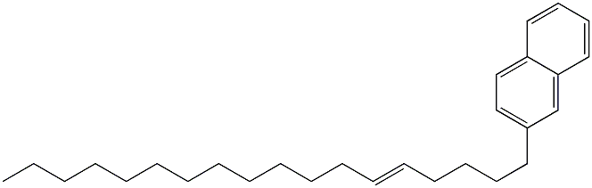 2-(5-Octadecenyl)naphthalene Structure