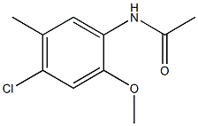 4'-Chloro-2'-methoxy-5'-methylacetanilide 구조식 이미지