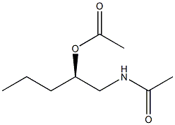 (-)-N-[(R)-2-Acetyloxypentyl]acetamide Structure