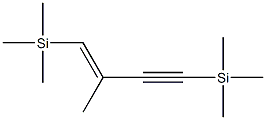(E)-1,4-Bis(trimethylsilyl)-2-methyl-1-buten-3-yne Structure