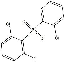 2,6-Dichlorophenyl 2-chlorophenyl sulfone Structure