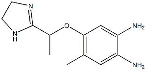 2-[1-(3,4-Diamino-6-methylphenoxy)ethyl]-2-imidazoline 구조식 이미지