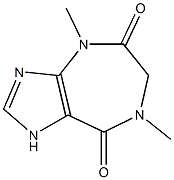 1,4,6,7-Tetrahydro-4,7-dimethylimidazo[4,5-e][1,4]diazepine-5,8-dione 구조식 이미지