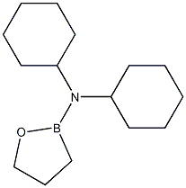 2-Di(cyclohexyl)amino-1,2-oxaborolane 구조식 이미지