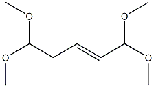 1,1,5,5-Tetramethoxy-2-pentene 구조식 이미지