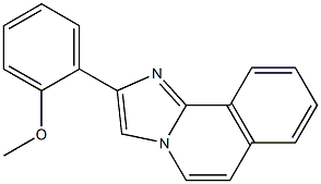 2-(2-Methoxyphenyl)imidazo[2,1-a]isoquinoline 구조식 이미지