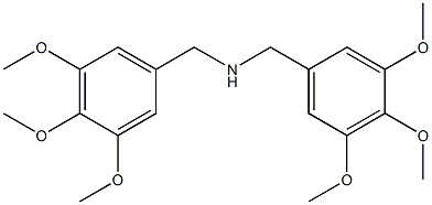 Bis(3,4,5-trimethoxybenzyl)amine 구조식 이미지