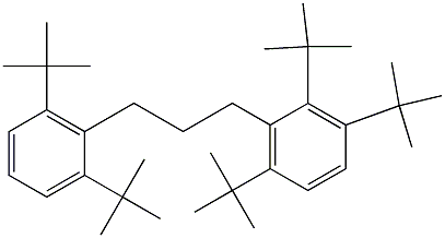 1-(2,3,6-Tri-tert-butylphenyl)-3-(2,6-di-tert-butylphenyl)propane 구조식 이미지