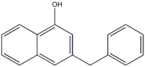 3-Benzyl-1-naphthol Structure
