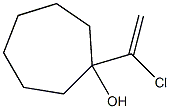 1-(1-Chloroethenyl)-1-cycloheptanol Structure