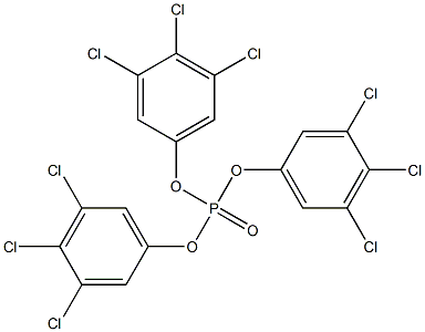 Phosphoric acid tris(3,4,5-trichlorophenyl) ester 구조식 이미지