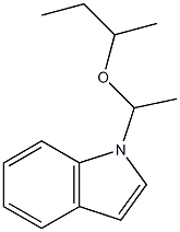 1-(1-sec-Butoxyethyl)-1H-indole 구조식 이미지