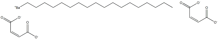 Bis(maleic acid 1-octadecyl)barium salt 구조식 이미지