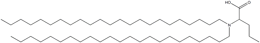 2-(Ditricosylamino)valeric acid 구조식 이미지