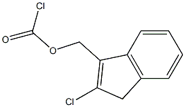 2-Chloro-1H-indene-3-methanol chloroformate Structure