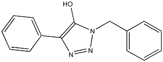 4-Phenyl-1-(benzyl)-1H-1,2,3-triazol-5-ol 구조식 이미지