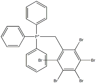 [(Pentabromophenyl)methyl]triphenylphosphonium Structure