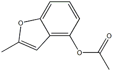 4-Acetoxy-2-methylbenzofuran Structure