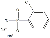 2-Chlorophenylphosphonic acid disodium salt Structure