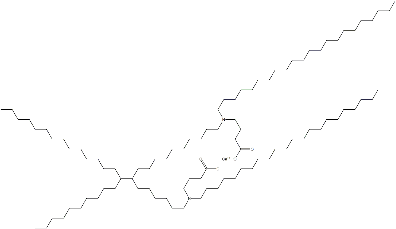 Bis[4-(didocosylamino)butyric acid]calcium salt Structure