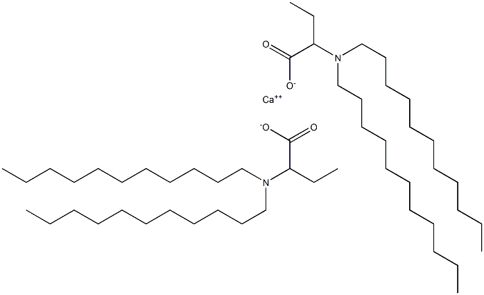 Bis[2-(diundecylamino)butyric acid]calcium salt Structure