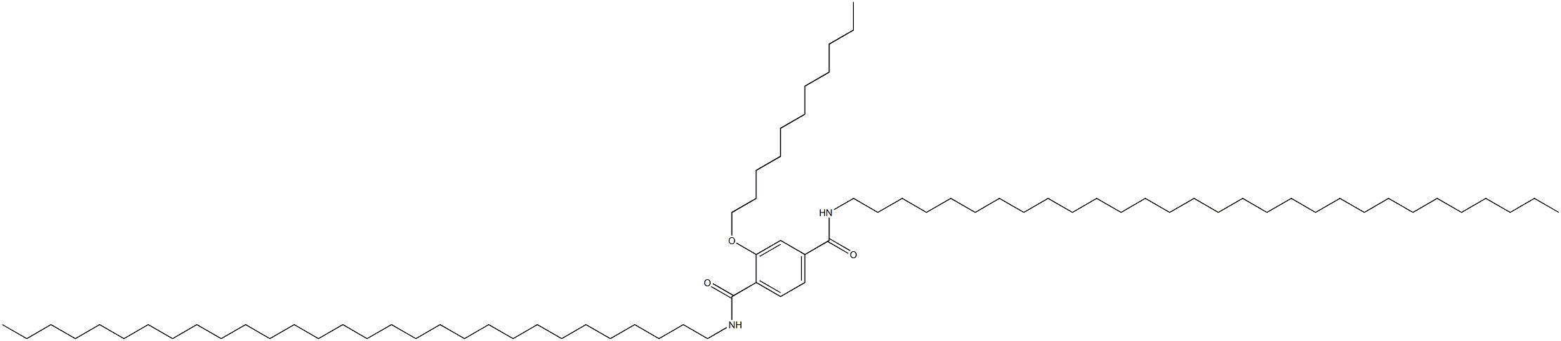 2-(Undecyloxy)-N,N'-ditriacontylterephthalamide Structure