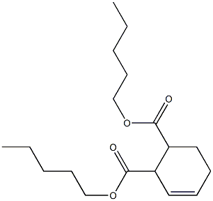 5-Cyclohexene-1,2-dicarboxylic acid dipentyl ester 구조식 이미지