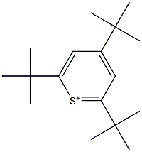 2,4,6-Tri-tert-butylthiopyrylium Structure