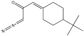 1-Diazo-3-(4-tert-butylcyclohexylidene)acetone Structure