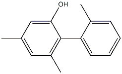 3,5-Dimethyl-2-(2-methylphenyl)phenol Structure