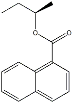 (-)-1-Naphthoic acid [(R)-sec-butyl] ester 구조식 이미지