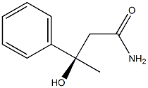 [R,(-)]-3-Hydroxy-3-phenylbutyramide Structure