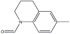 1,2,3,4-Tetrahydro-6-methyl-1-quinolinecarbaldehyde 구조식 이미지