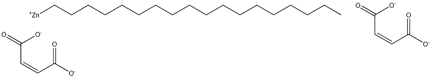 Bis(maleic acid 1-octadecyl)zinc salt Structure