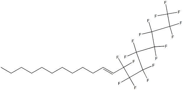 (E)-1,1,1,2,2,3,3,4,4,5,5,6,6,7,7,8,8-Heptadecafluoro-9-icosene Structure