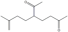 3-(3-Methyl-3-butenyl)hepta-2,6-dione Structure