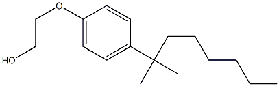 2-[4-(1,1-Dimethylheptyl)phenoxy]ethanol Structure