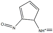 (2-Nitroso-2,4-cyclopentadien-1-yl)(methylene)aminium 구조식 이미지