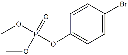 Phosphoric acid dimethyl 4-bromophenyl ester Structure