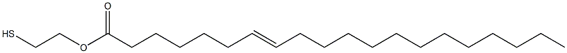 7-Icosenoic acid 2-mercaptoethyl ester Structure