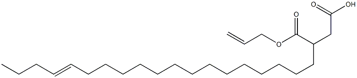 3-(15-Nonadecenyl)succinic acid 1-hydrogen 4-allyl ester 구조식 이미지