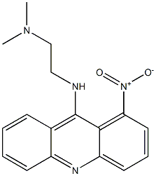 N,N-Dimethyl-N'-(1-nitroacridine-9-yl)-1,2-ethanediamine 구조식 이미지