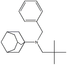 N-(1-Adamantyl)-N-neopentylbenzenemethanamine 구조식 이미지